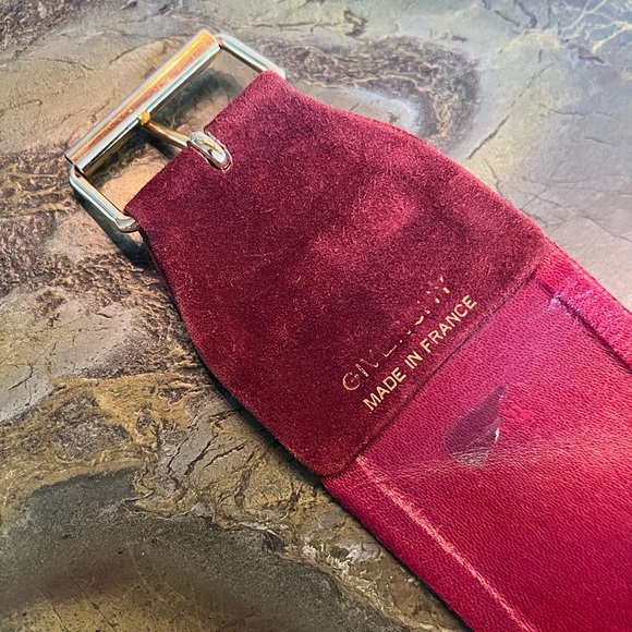 Givenchy rare vintage studded suede belt - Picture 6 of 7